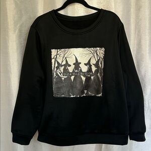 Black Witches Graphic Women Sweater